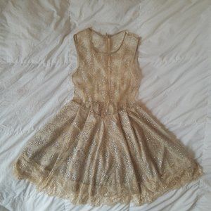 Gold sparkle dress